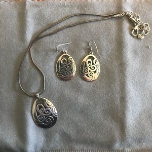 Brighton earrings and necklace set